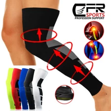Knee Leg Sleeve Compression Brace Support Sport Pain Arthritis Relief Running HG