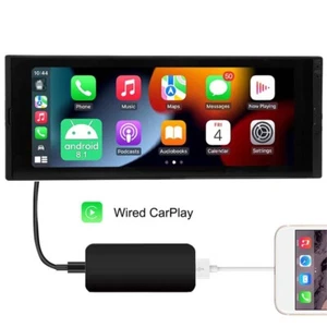 Célibataire 1 DIN 6.9" Toucher l'écran GPS WiFi Voiture stéréo Radio Carplay 1+16G Bluetooth