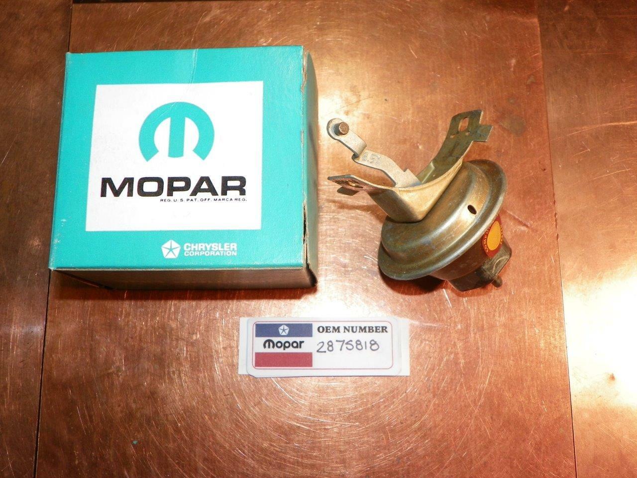 NOS OEM Mopar 196972 Chrysler Dodge Plymouth Distributor Vacuum