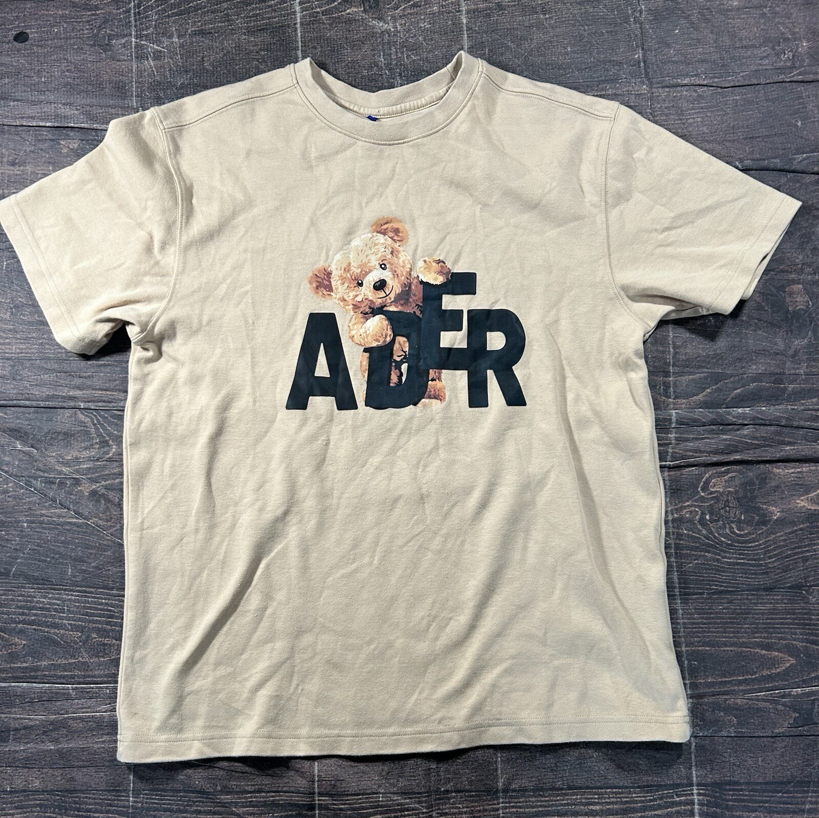 ADER Error A1 Bear T Shirt Men's Large Short Sleeve Streetwear