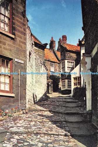 D085736 Yorkshire. Die Öffnungen. Robin Hood Bay. J. Arthur Dixon