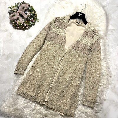 Genuine Good Condition Brunello CUCINELLI Color Switching Long Cardigan Jacket