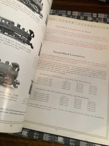 Locomotoras de vapor Porter-ligeras y pesadas: un catálogo de vapor original de 11ª edición - Imagen 11 de 23