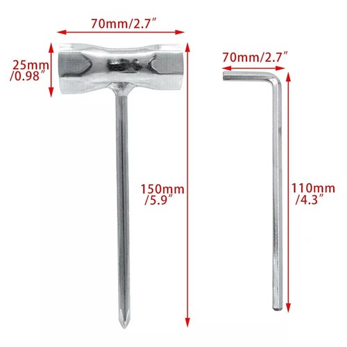 8" Trimmerkopf Rasentrimmer Werkzeuge Stahldraht Rad Garten Unkrautbürste Adapter - Bild 7 von 9