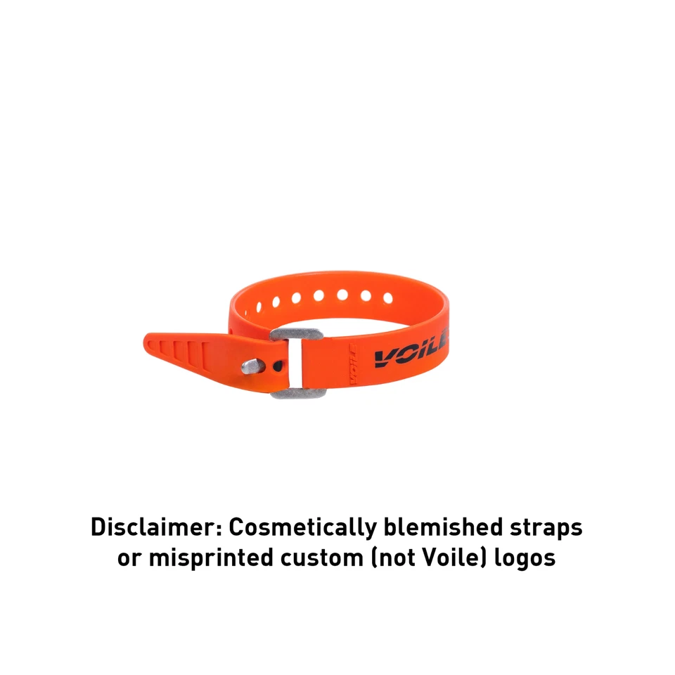 Voile Straps Aluminum Buckle, 12 inch, Cosmetic Blems, Custom Misprints