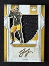 2019 Crown Royale Silhouettes Material Gold Ink Auto RC JuJu Smith-Schuster20/25