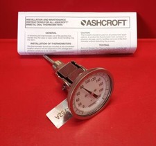 Ashcroft 30EI60E025 0 /200 F 3" Bimetal Dial Thermometer