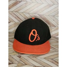 Men Baltimore Orioles Black Orange O's Cool Base 59Fifty Baseball Cap Hat 7 3/8