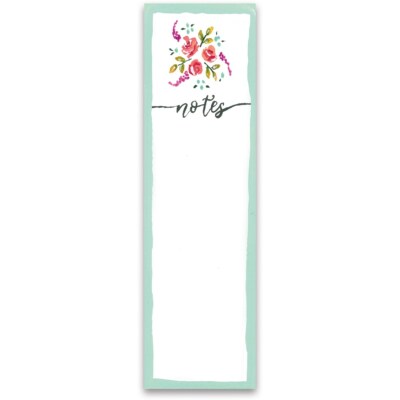 NEW!~LIST NOTEPAD~''Notes''~Floral~Primitives By Kathy~Magnetic~60 Pages