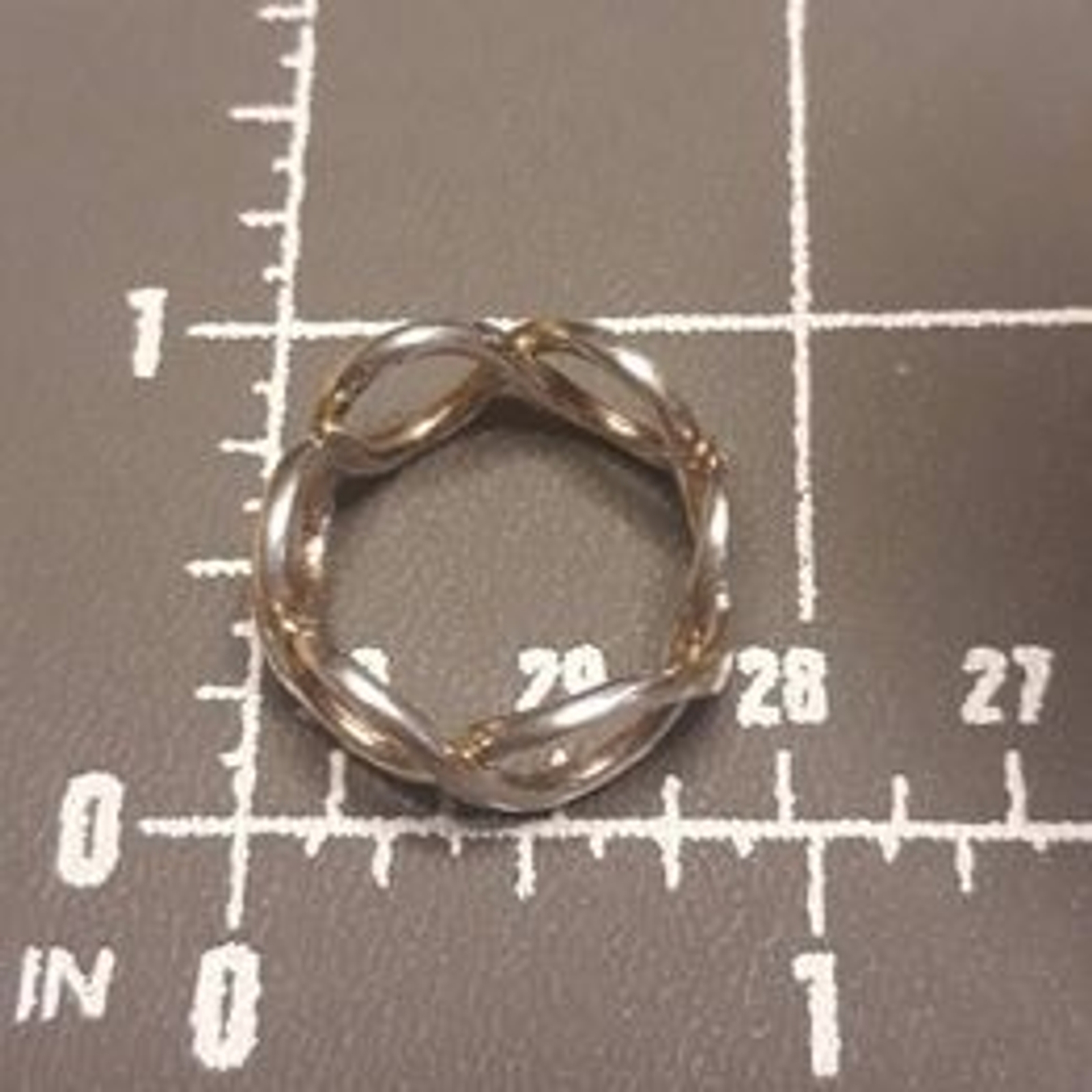 Beautiful Sterling Silver 925 Infinity Ring Band … - image 7