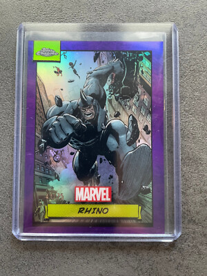 TOPPS CHROME MARVEL RHINO 44/75