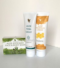 Forever Living: Aloe Gelly, New Aloe Propolis, Avocado Soap control your acne 