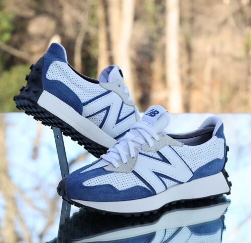 New Balance 327 Primary Pack Blue Men’s Size 7.5 White Custom MS327PF - Picture 4 of 13