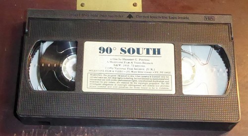 90 Degrees South With Scott to the Antarctic VHS Milestone 1933 & 1992 - Picture 3 of 3