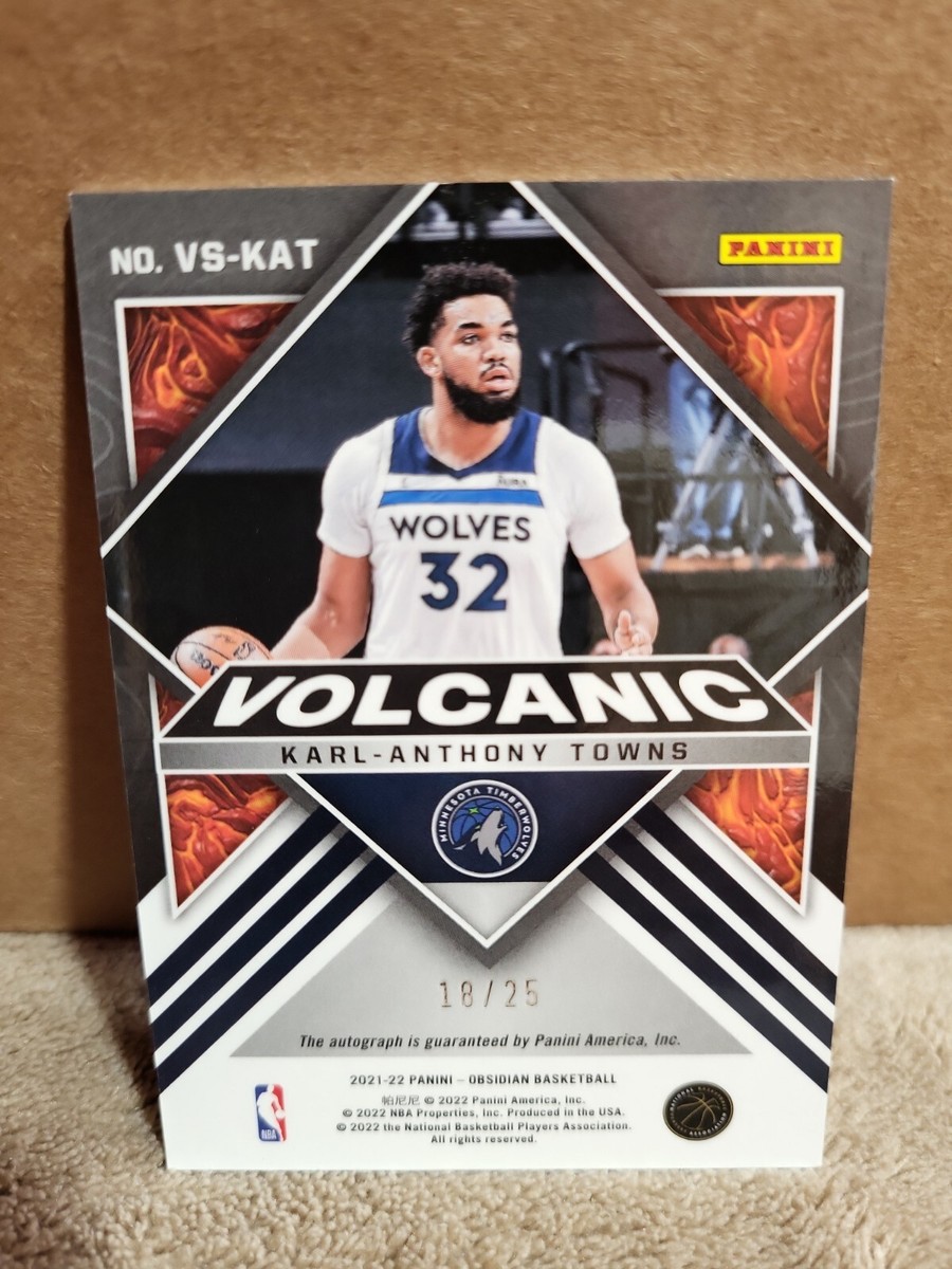 2021-22 Panini Obsidian - Volcanic Signatures Karl-Anthony