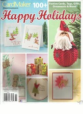 CARD MAKER MAGAZINE, HAPPY HOLIDAYS FESTIVE CARDS TAGS NOVEMBER, 2016