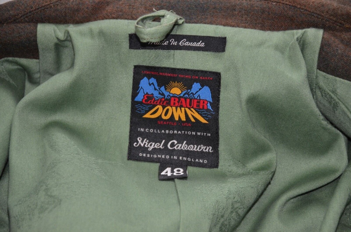 Nigel Cabourn Eddie Bauer Wool & Nylon Plaid Hunting Jacket Nigel Cabourn Eddie Bauer Wool & Nylon Plaid Hunting Jacket