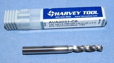 HARVEY TOOL carbide 3 flute drill 5.159mm (0.203") Dia. x .945" FL TiB2 Coated