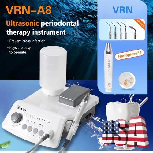 Dental Digital Control Ultraschall Scaler mit LED Handstück Spitzen Flaschen VRN-A8 - Bild 12 von 21