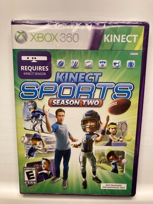   NEW FACTORY SEALED Kinect Sports: Season Two (Microsoft Xbox 360, 2011)