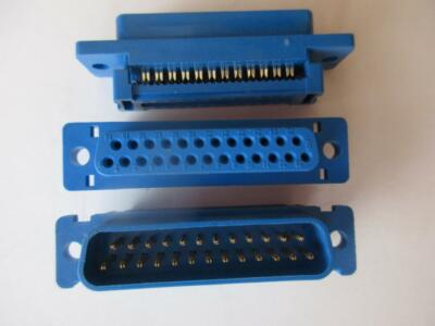 (2/5/10 Lot) DB25 Ribbon Cable Mount Connector Male or Female Plastic Face D-Sub