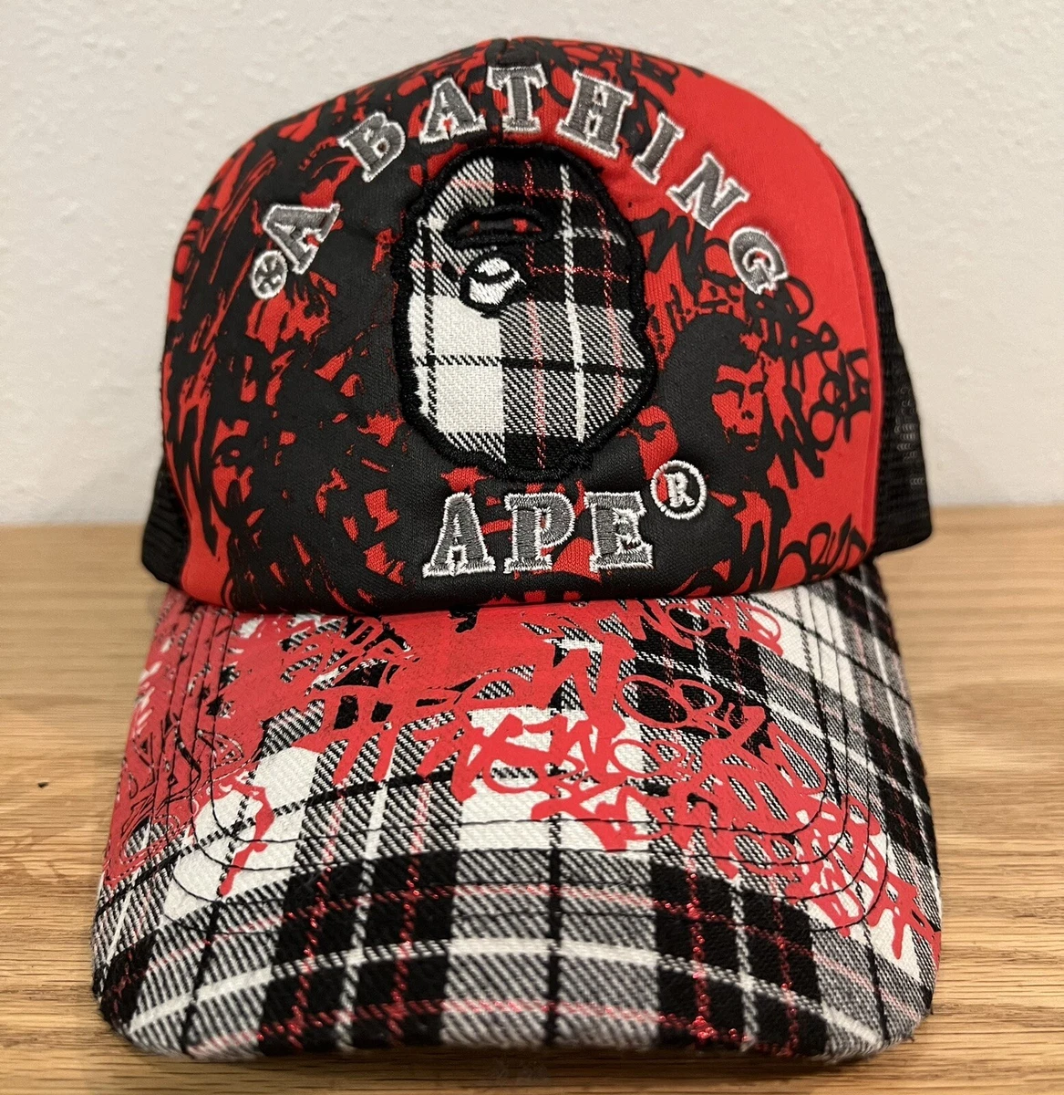 A Bathing Ape Red Hats for Men for sale | eBay