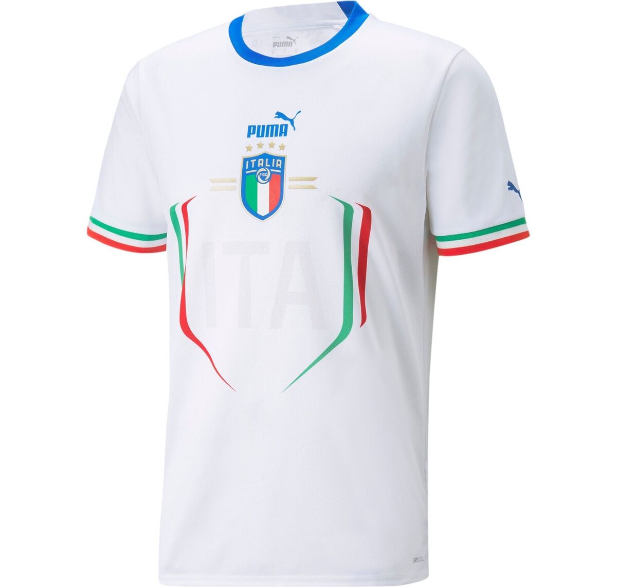 PUMA Italy FIGC 22-23 Replica Away Soccer Jersey White PUMA Italy FIGC 22-23 Replica Away Soccer Jersey White