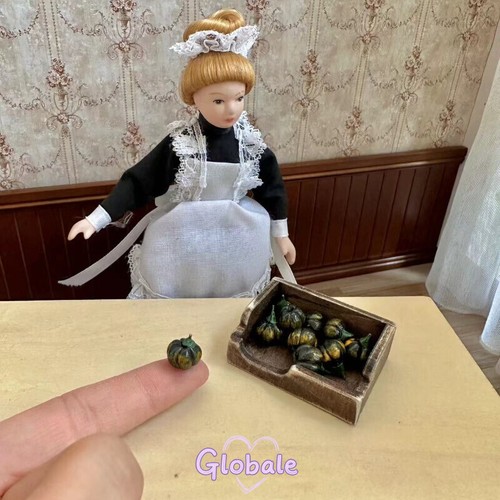 1Set Maßstab 1:12 Miniatur Puppenhau Handgefertigter Obstkorb Küchenmöbel Gemüse - Bild 18 von 31