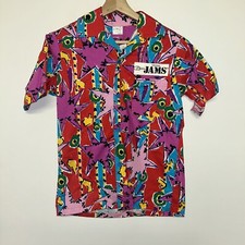 Vintage 1990 s Original Jams Boys Hawaiian Shirt, Deadstock NWT, Size Large