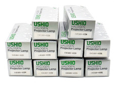 Lot of 10 Ushio EVD 36 Volt 400 Watt Halogen Projector Lamps Projection