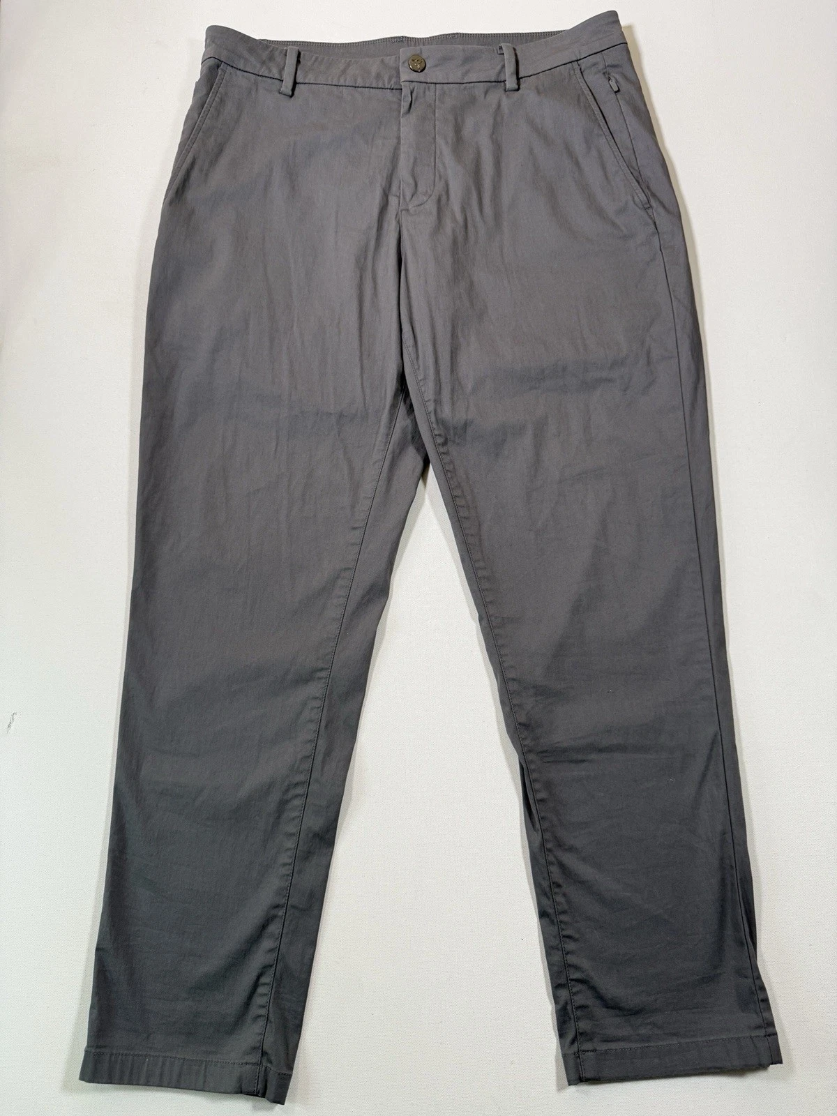 Bird Dogs Pants Mens Size 34x28 Gray Straight Leg Performance Boomstick Stretch