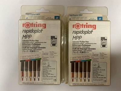 rotring rapidoplot MPP black 2 cases #1f6851