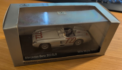 Mercedes-Benz 300 SLR ''722'' Mille Miglia 1955 1:43 Minichamps OVP Classic Editio