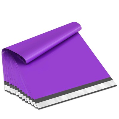 Poly Mailers 9x12 Inch Purple 200 Pack Bags #3 Strong Mailing Envelopes Bouti...
