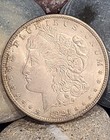 1921-Morgan Silver Dollar - Last Year Issue 90% Silver Circulated — photo 3