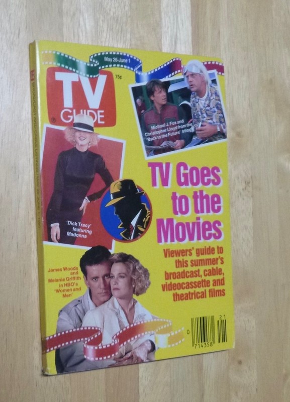 TV Guide May 26-June 1  1990 Summer Movie Previews Charlotte, NC