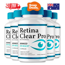 (5 Pack) Retina Clear RetinaClear Capsules Australia Visual Wellness
