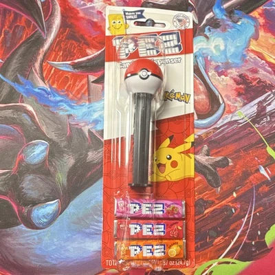 PEZ Pokémon Poke Ball Candy Dispenser - Cartoon Characters Theme - Image 1 of 3