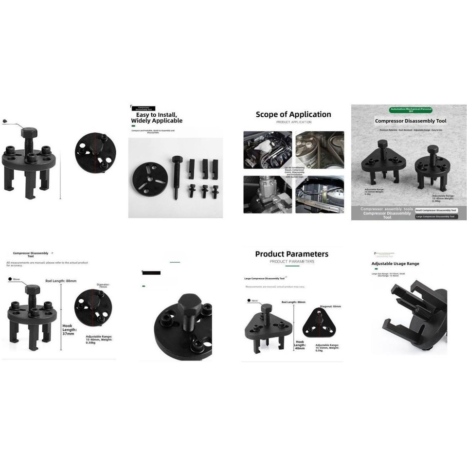 AC Compressor Puller Bearing Extractor For DIY Repair Alloy ...