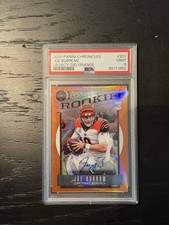 2020 PANINI CHRONICLES JOE BURROW LEGACY RC ROOKIE ORANGE PRIZM AUTO /35 PSA 9!