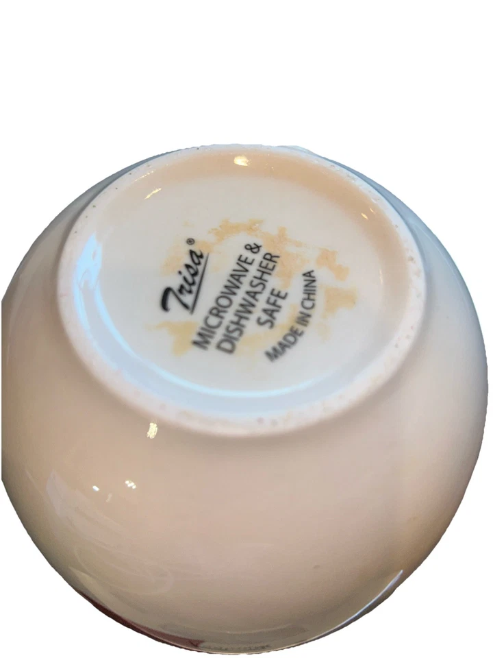 Trisa Red and White Snowman and Christmas Tree Soup/ Whatever Bowl  - Image 4 of 4