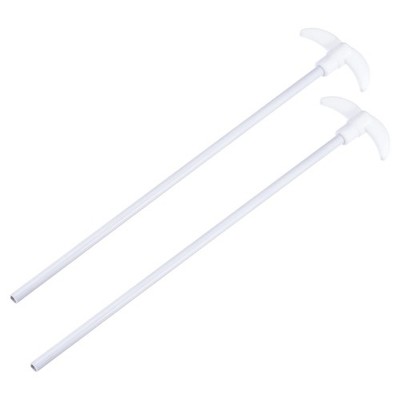 2 PCS PTFE Electric Stirring Rod 300mm Overhead Stirrer Mixer Shaft Lab