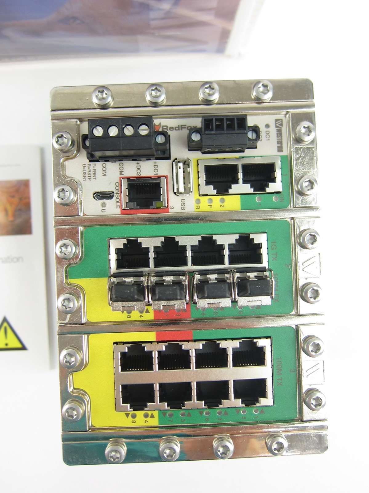 NEW Westermo RFI-219-F4G-T7G-ABB-FM Industrial Routing Switch 3649-0173