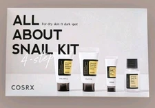 COSRX All About Snail Kit 4 Piece Set | Snail Mucin Power Duo + Cream & Cleanser
