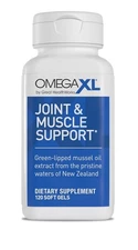 OmegaXL Joint Support Supplement for Relief Natural Muscle Support 120 Softgels