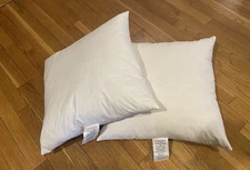 95% Feather 5% Down 100% Cotton Square Pillow Inserts 18x18”