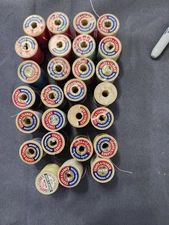 Coats & Clark Vintage Thread Spools Collection Assorted Colors 27 Pieces  
