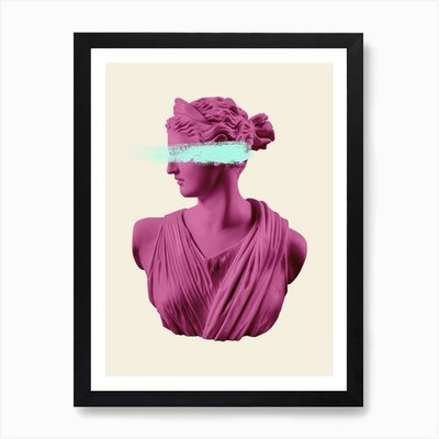 Artemis Alte Göttin Kunstdruck Gerahmt Wandbild Poster Leinwanddruck Bild
