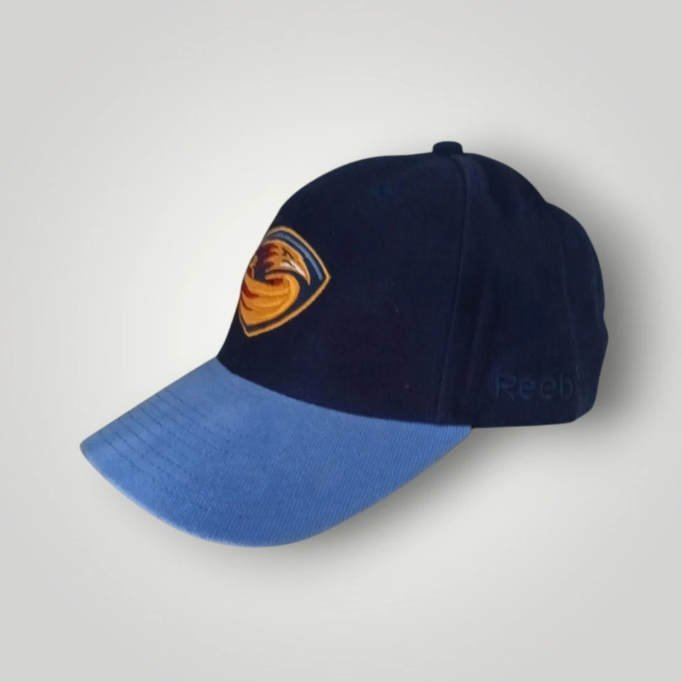 Gorra vintage Y2k Atlanta Thrashers Reebok Team Gear Collection azul nueva con etiquetas Foto 2 de 4