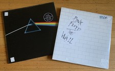 Pink Floyd 1973 Dark Side of the Moon 1979 The Wall vinyl LP 1st press OG sealed